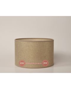 Taupe goud ronde lampenkappen 80cm cilinder