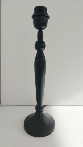 Tafellamp mat zwart (excl. lampenkap)